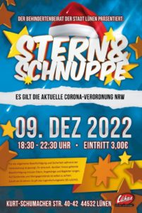 Plakat der Disco Stern und Schnuppe